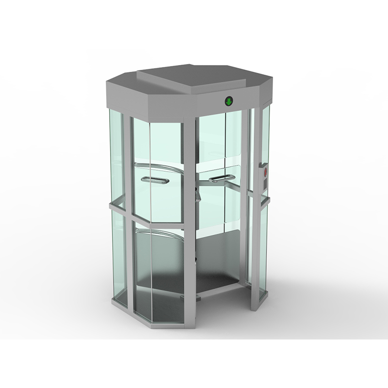 Cửa quay full height turnstile bằng kính cường lực