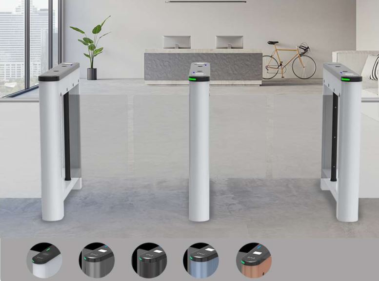 Swing Barrier ZKTeco Saturn S1200 với nhiều màu sắc hiện đại
